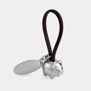 LLAVERO PUERQUITO CON PLACA